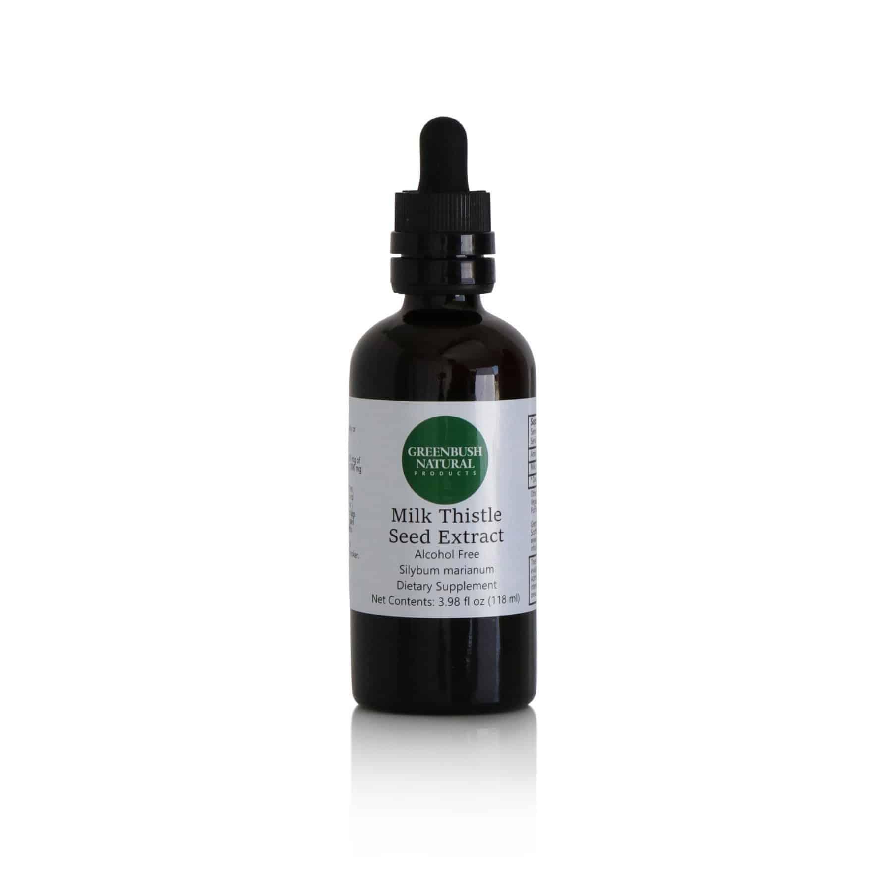 Product Greenbush Natural Products Milk Thistle Concentrated Extract - Liver Support - Alcohol-Free - Greenbush Natural Products image
