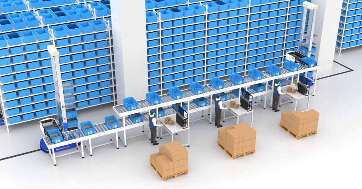 Product Types of Warehouse Robots, ACR Robotic Case Picking System, AMR Picking Solution | Hai Robotics image