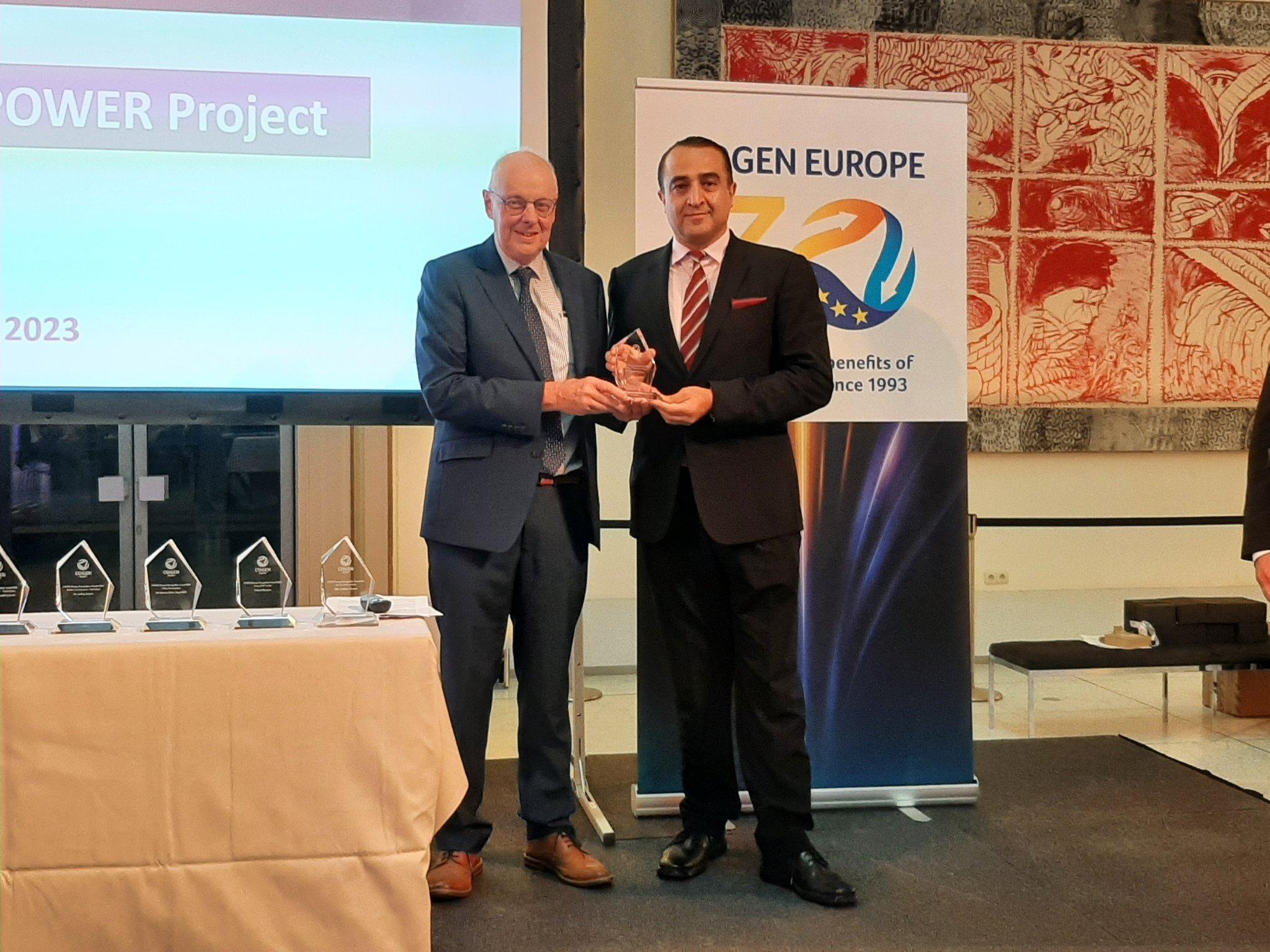 Product HYFLEXPOWER receives the ‘Technology and Innovation’ COGEN Europe Recognition Award 2023 - Hyflexpower image