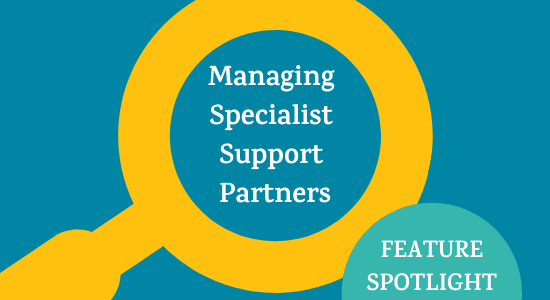 Product Feature Spotlight: Managing Specialist Support Partners - ICONI: Case Management Software image