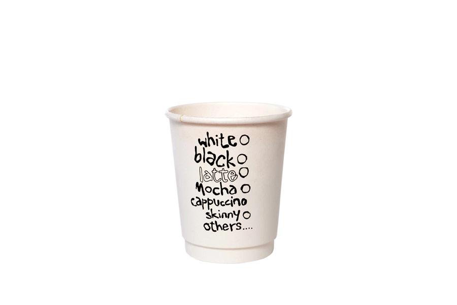 Product 8oz (250mL) Double Wall Paper Cup - Just Coffee Cups image