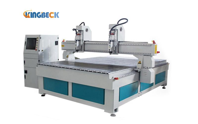 Product Double Heads Wood CNC Router Manufacturer - Kingbeck CNC image