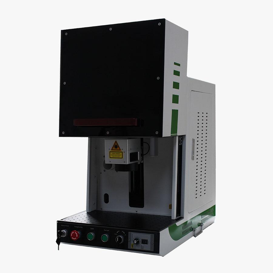 Product 30W 50W Safe Enclosed Fiber Laser Marker for Ring Stainless Steel - Linxuan Laser image