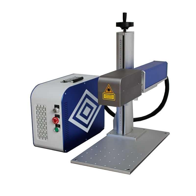 Product Portable Dynamic Focusing 3D Fiber Laser Marking Machine for Metals, Small 3D Fiber Laser Marker for Auto Parts - Linxuan Laser image