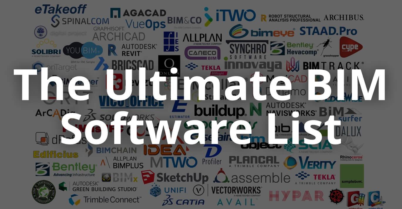 Product The Ultimate BIM Software List For 2019 - LOD Planner image