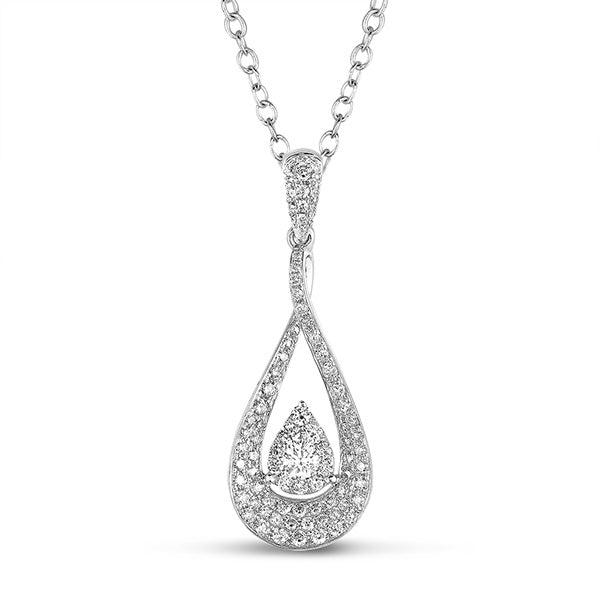 Product 
      White Gold Diamond Pendant - Monarch Jewels Alaska image