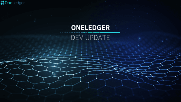 Product Development Update, 1st week of June. - OneLedger image