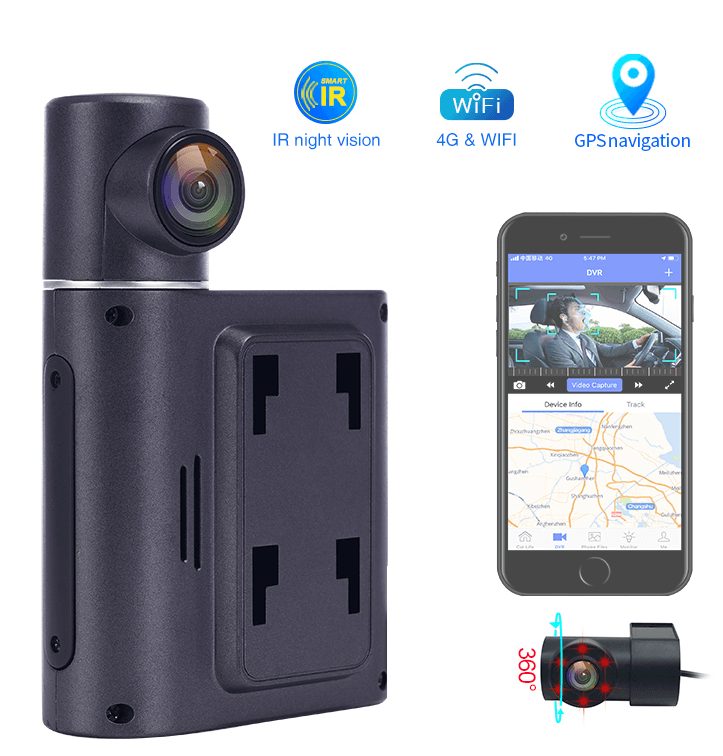 Product 4G Mini Hidden Dual Lens IR Night Vision Dash Camera - OEMs&Tier 1s For Automotive Electronic Accessories image