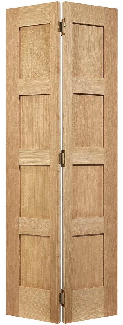 Product Shaker Bi-Fold Internal Oak - Prehung Doors image