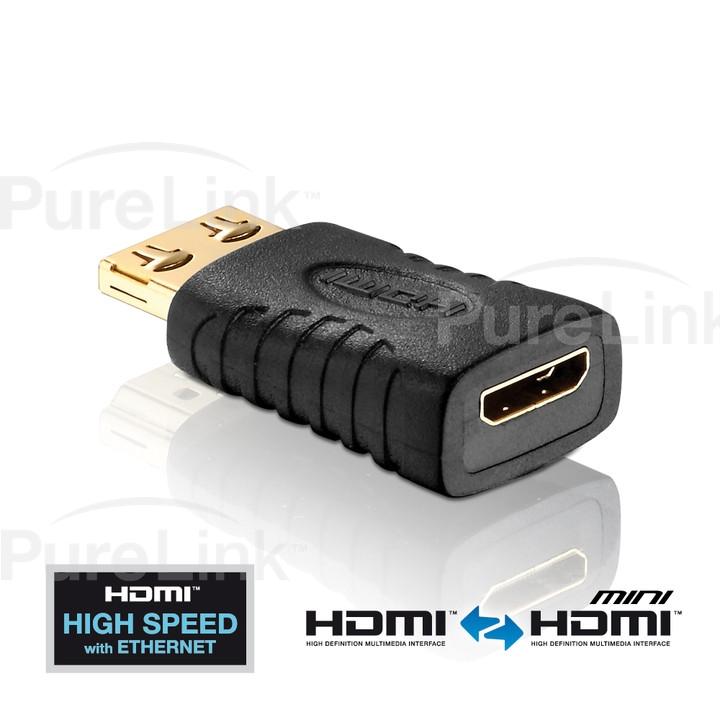 Product PureInstall HDMI Male to Mini HDMI Female Adapter with TotalWire Technology - PureLink AV image