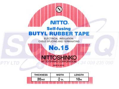 Product Nitto Self Fusing Butyl Rubber Tape No.15 | Sciteq - Perth WA image