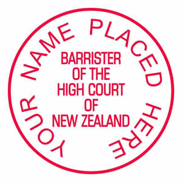 Product 4630 Barrister Name Stamp - Self-Inking Stamps NZ image