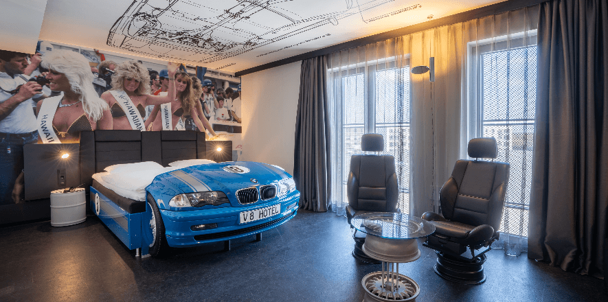 UseCase: V8 Hotel Köln auf der MOTORWORLD beschleunigt den Erfolg mit SiteMinder