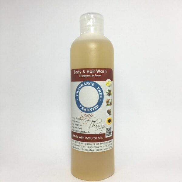 Product Body & Hair Wash (Fragrance Free) - Soap 'n' Things image