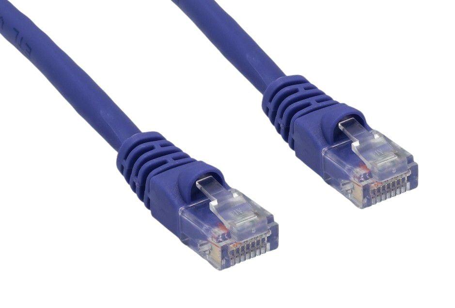 Product CAT6 550MHz 24 AWG UTP Bare Copper Ethernet Network Cable, Molded Purp — Tera Grand image