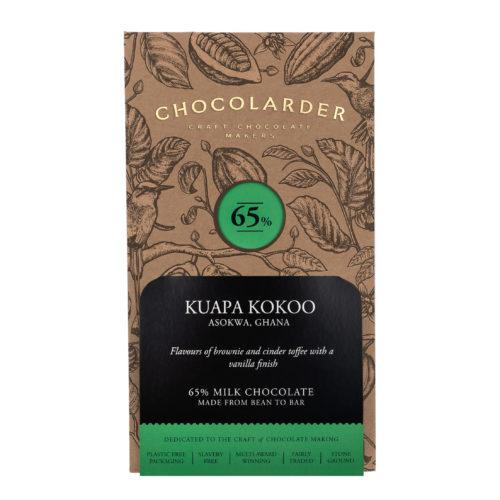 Product Ghana 65% Milk Chocolate Bar (70g) - The Black Farmer image