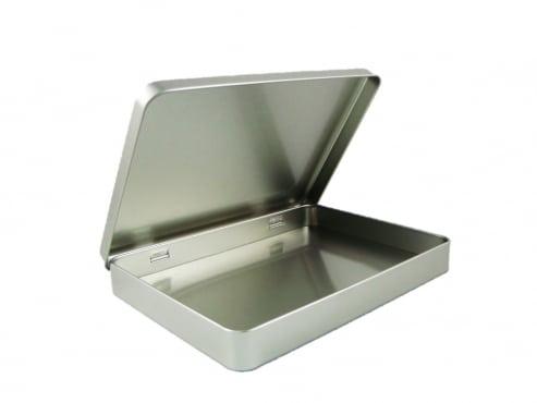 Product A5 Hinged Lid Tin - Rectangle Stock Tins & Product Packaging | Tinplate image