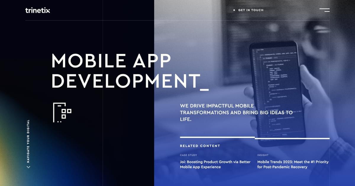 Product Mobile App Development Services | Trinetix image