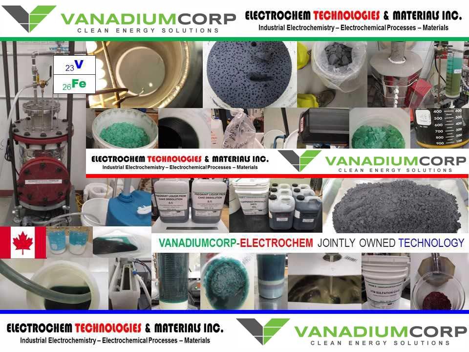 Product VanadiumCorp Resource Inc. and Electrochem Technologies & Materials Inc. Sign Partnership Agreement - VanadiumCorp Resource Inc. image