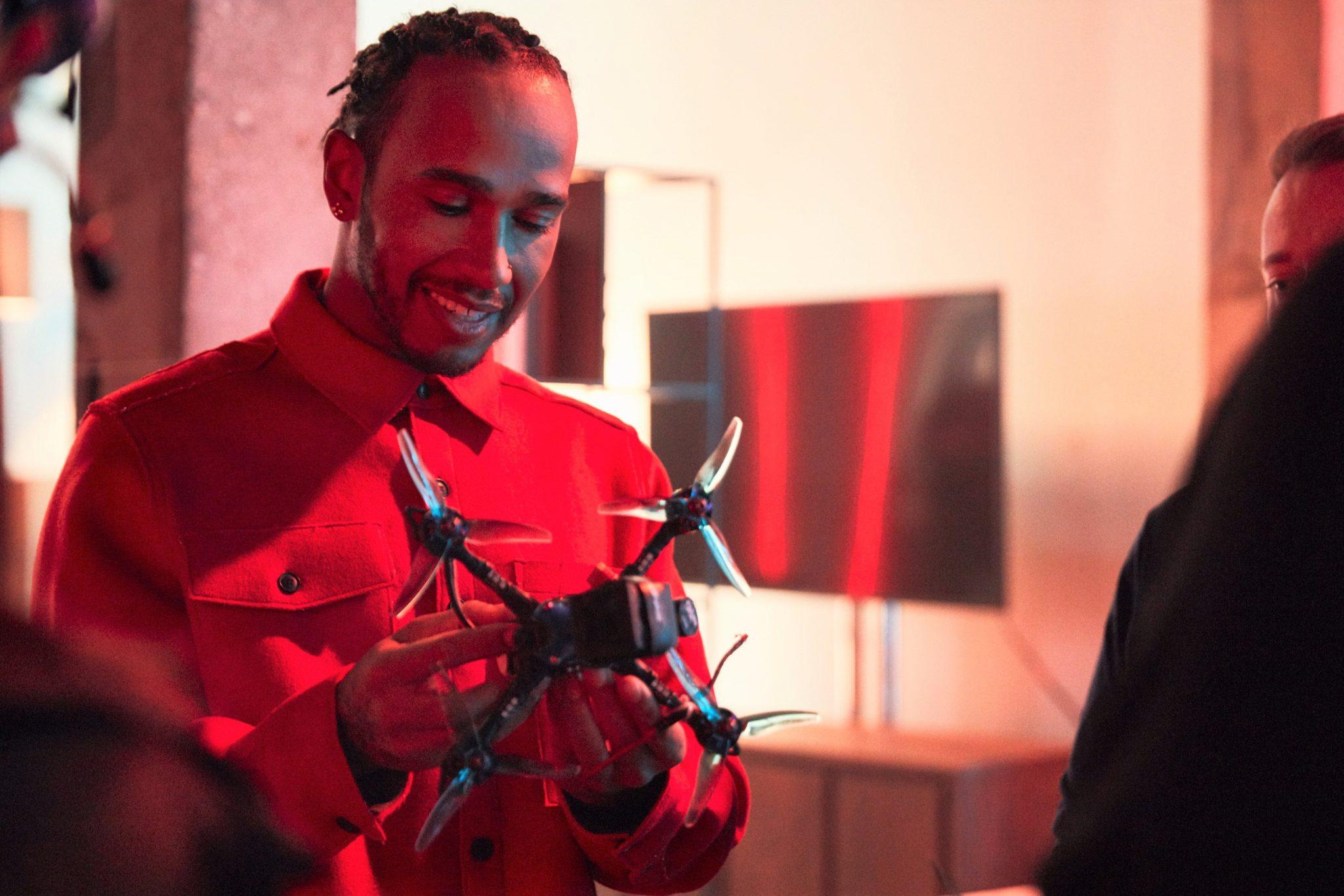Product Lewis Hamilton on 5G, drones, gaming, and going green - Vodafone UK News Centre image