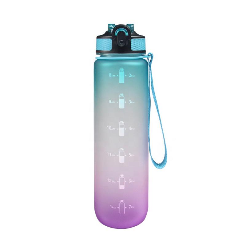 Product Wholesales Tritan Water Bottle with Straw Lid | Custom Tritan Sports Bottle image
