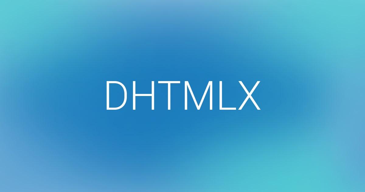Product: DHTMLX JavaScript UI Framework - XB Software