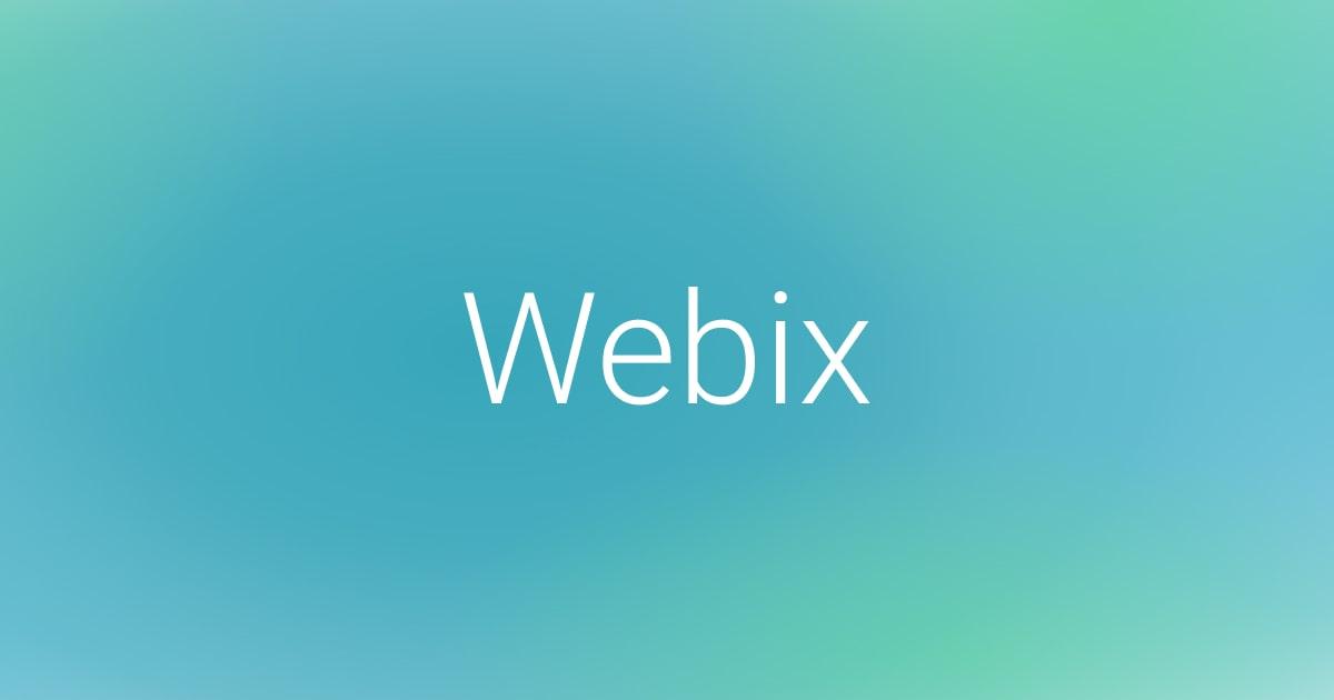 Product: Webix - Fast JavaScript UI Widgets Library - XB Software