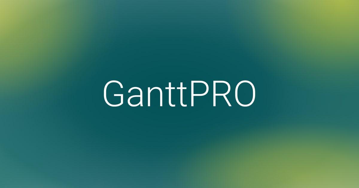 Product: GanttPRO App for Successful Online Project Management - XB Software