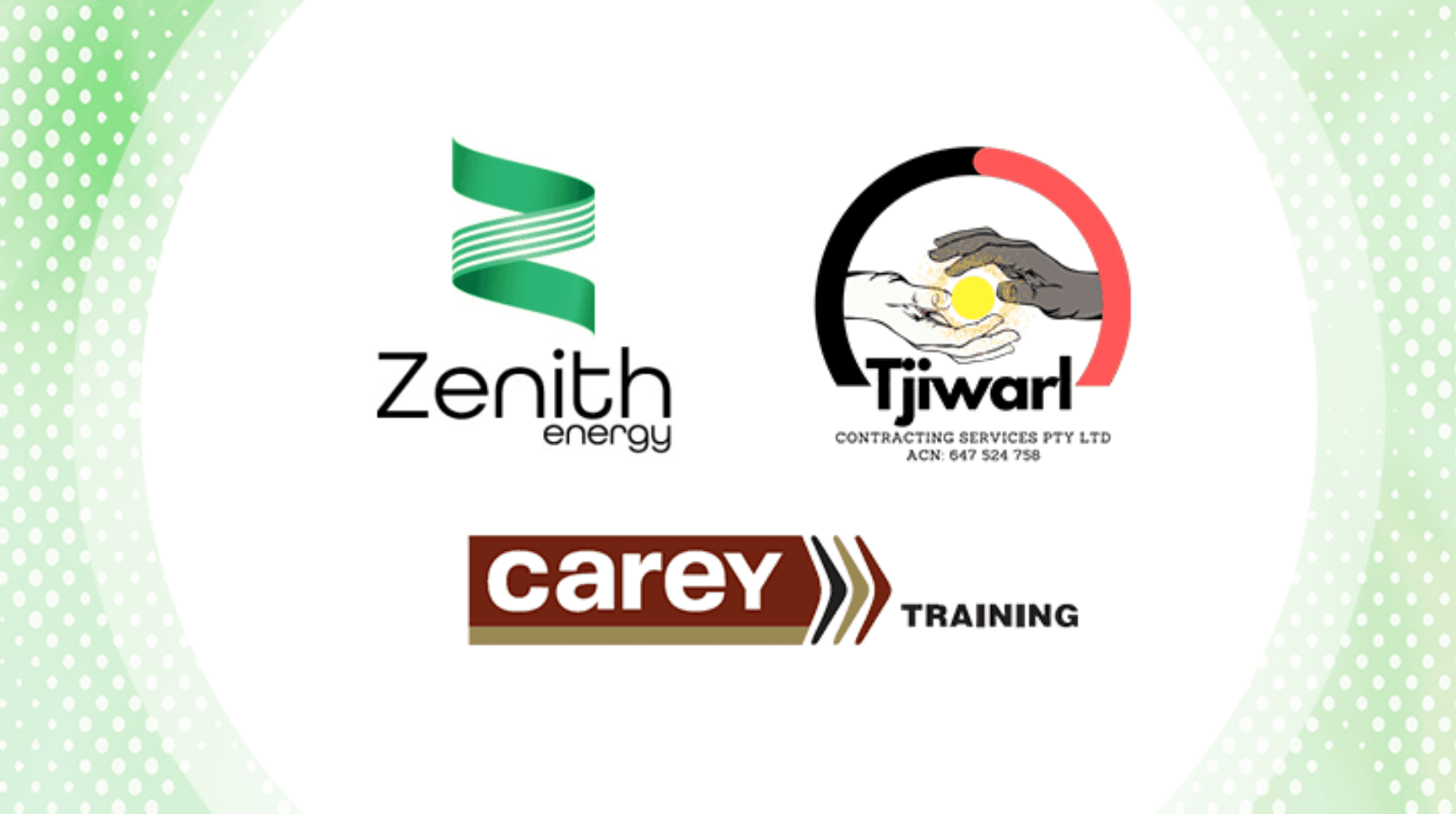 Product  
Zenith Energy Partnering with Tjiwarl Contracting Services and Carey Group Training to Provide Opportunities for Future Generations	 image