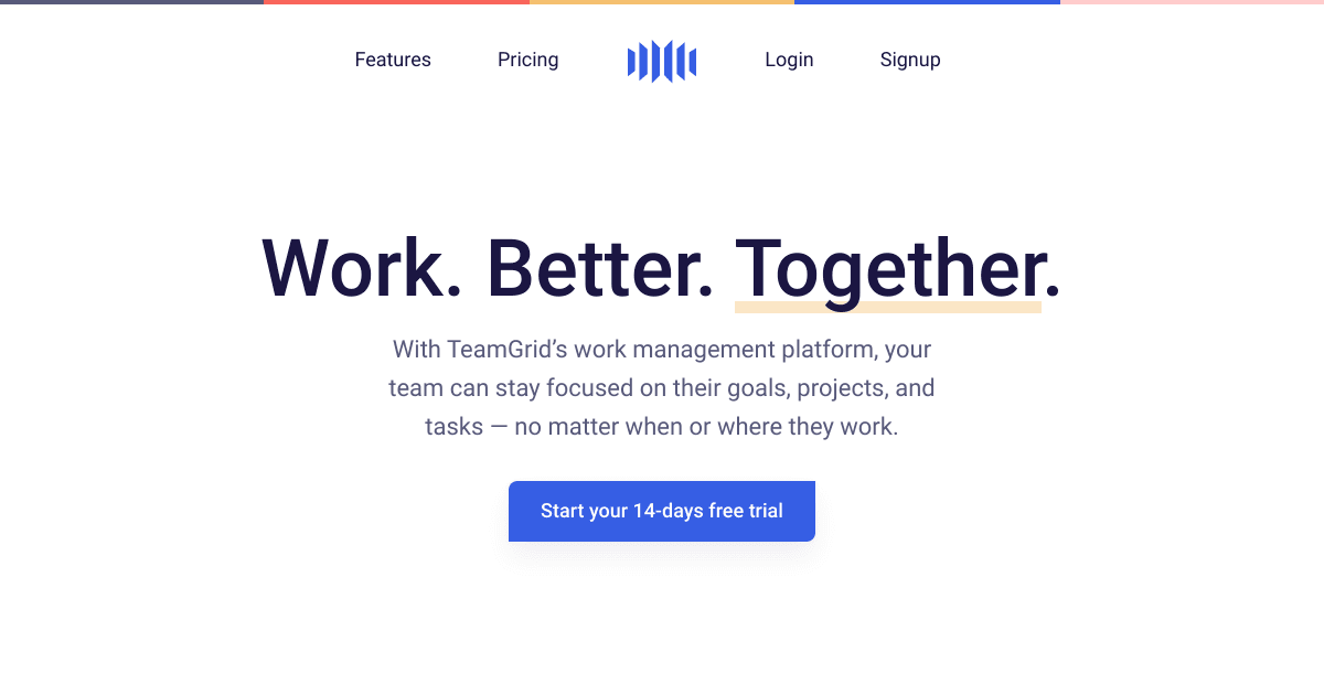 TeamGrid Project Management Software