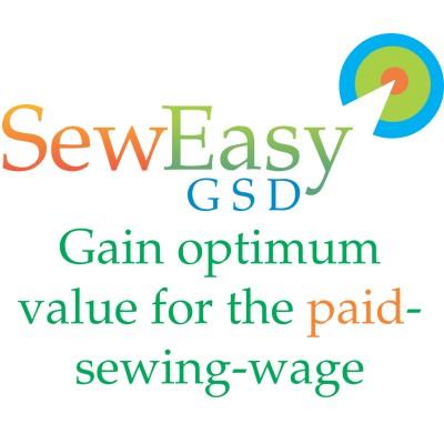 SewEasy GSD. Quick Garment Sewing Data's Logo