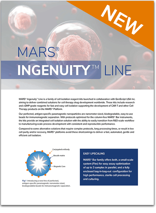 MARS Ingenuity Line - Applied Cells