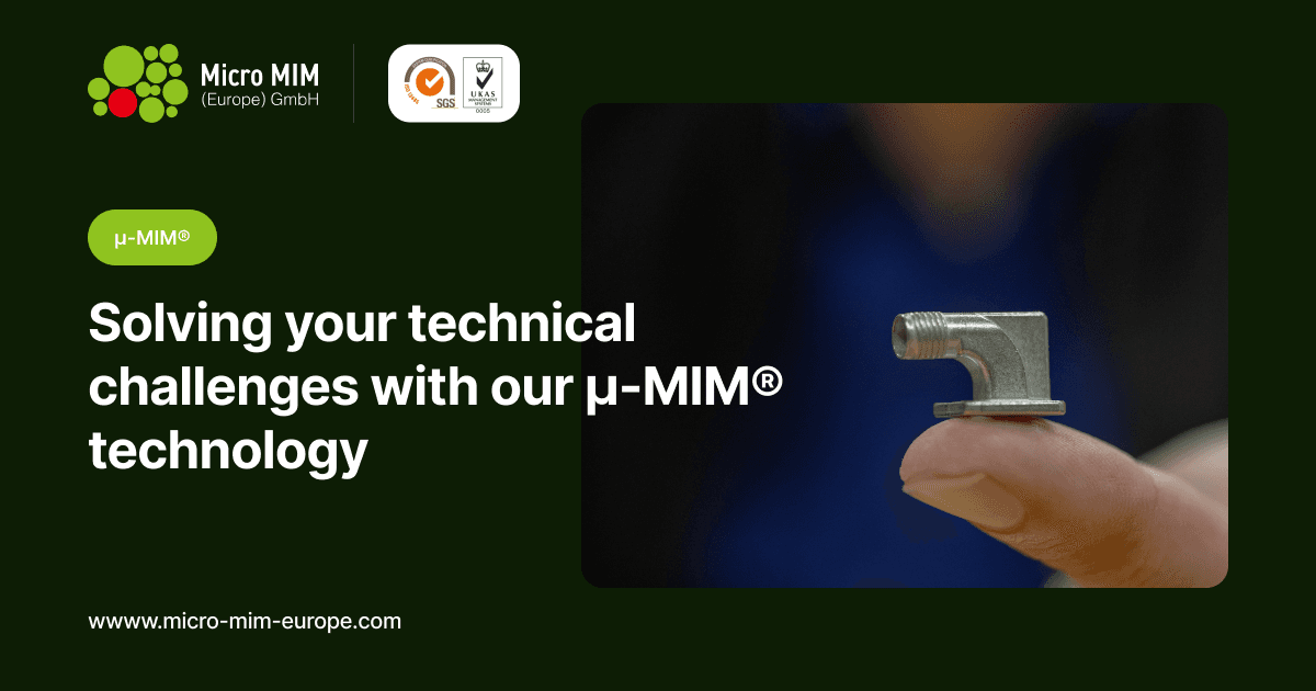 Product Why μ-MIM • Micro MIM Europe GmbH image