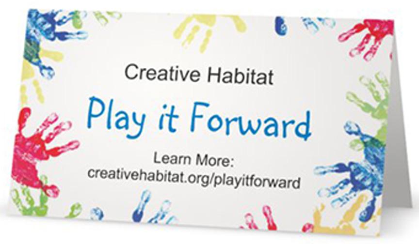 Product Play it Forward Punch Card - Creative Habitat image