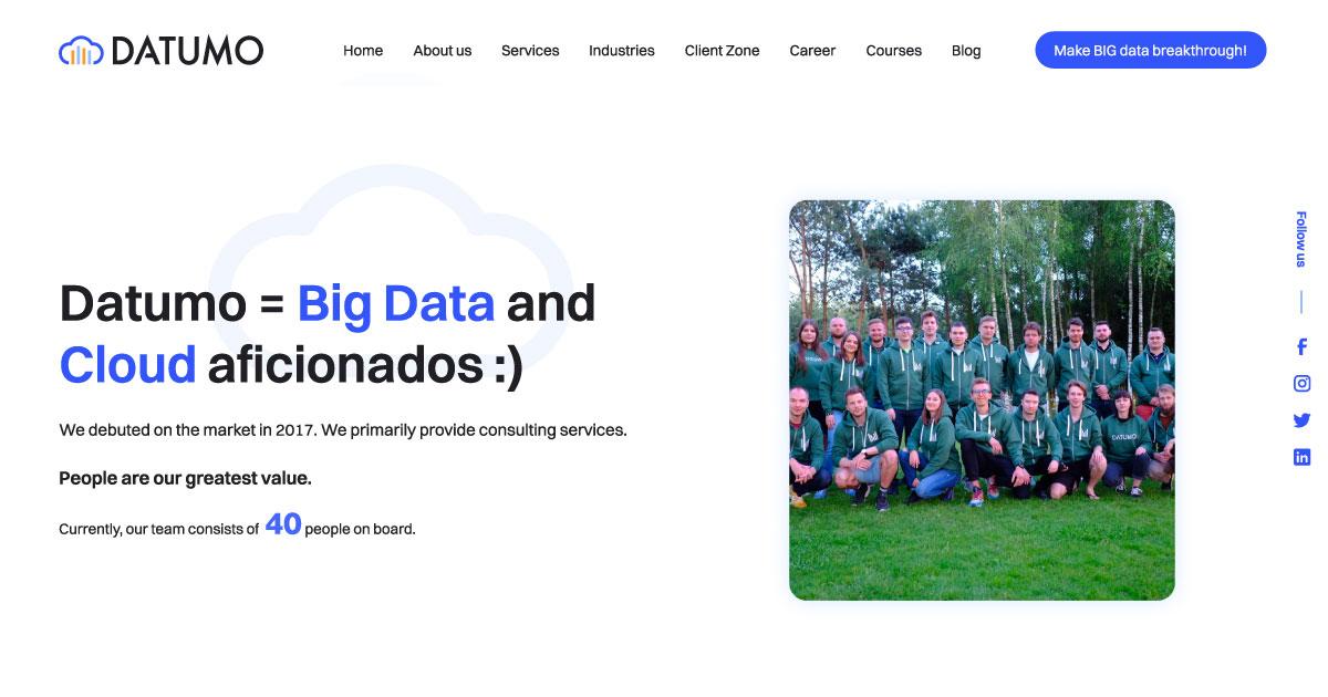 About Us | Datumo - Big Data and Cloud aficionados