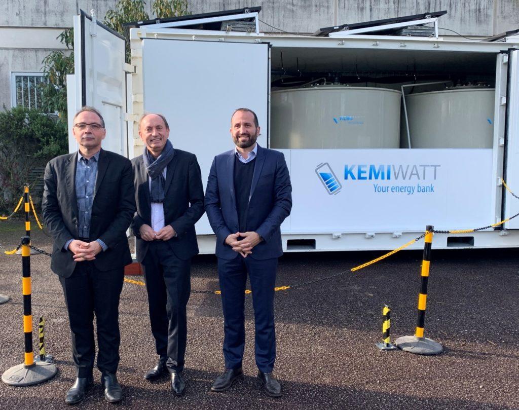 KEMIWATT inaugurates its organic RedOx flow battery on the Beaulieu campus! - Kemiwatt