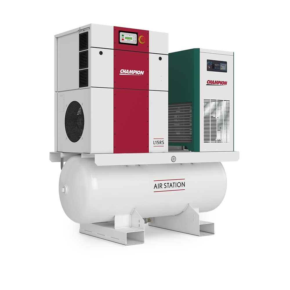Image for Champion L15RS Variable Speed Rotary Screw Air Compressor - Liftnow