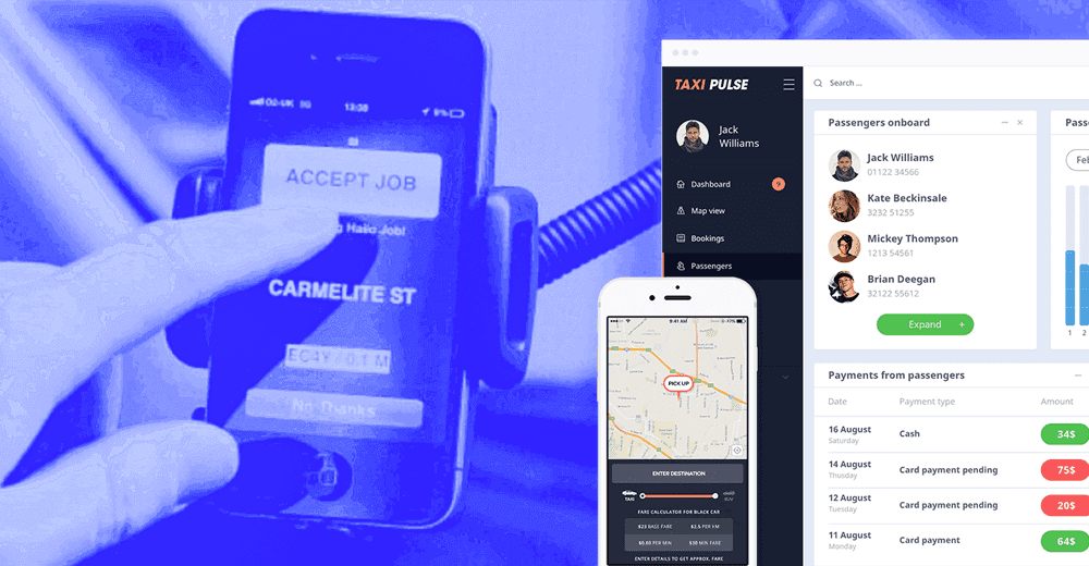 Image for Carpooling App | Rideshare App | Lyft App Clone | Car Sharing App