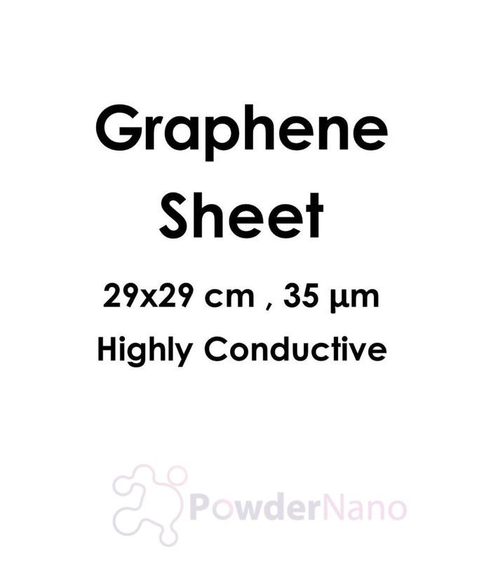 Product Graphene Sheet, Size: 29 cm x 29 cm, Thickness: 35 µm, Highly Conductive - Nano Powder Online Buy image