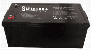 AGM Deep Cycle Battery 12V200Ah | Spectro+