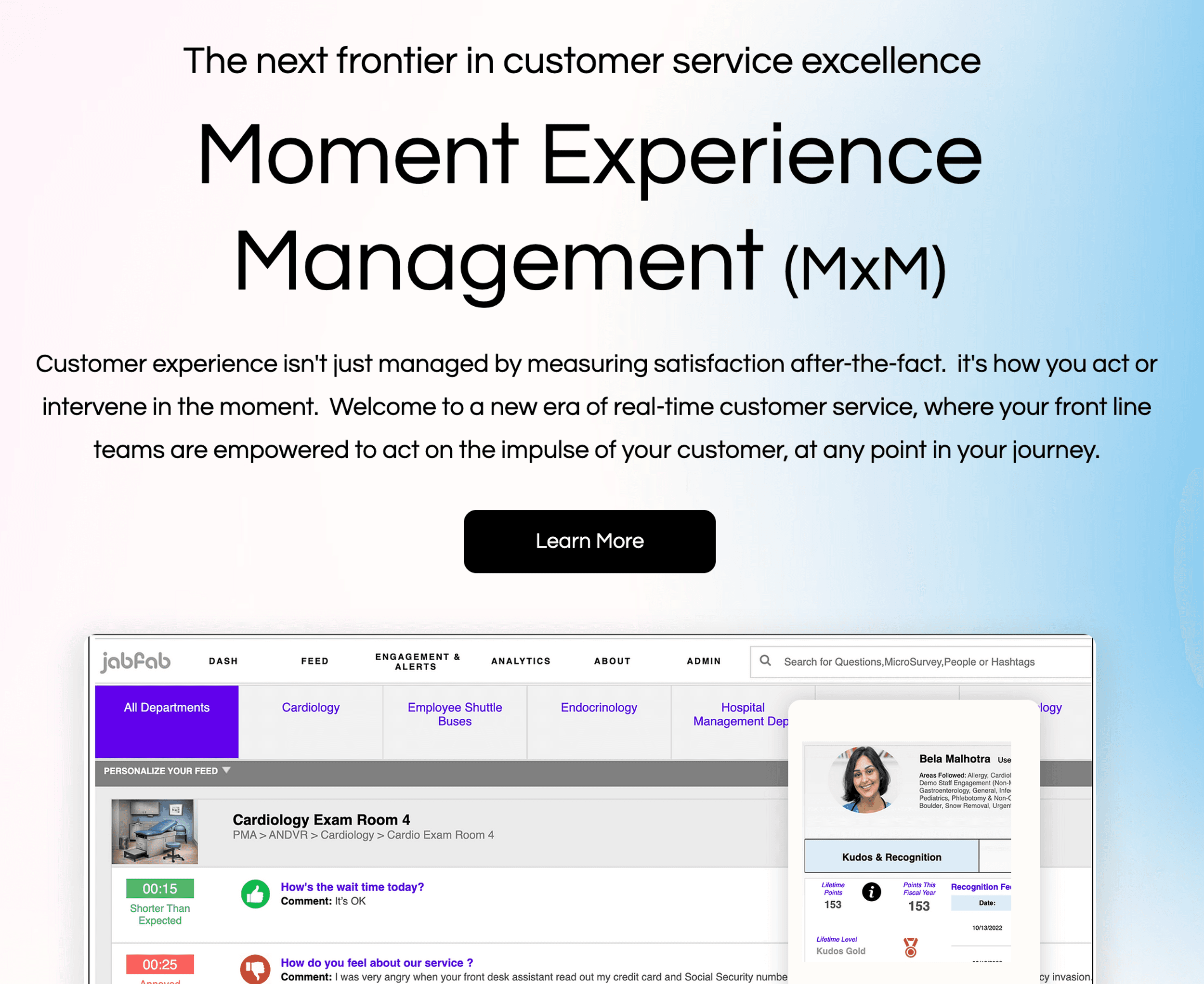 Home | Jabfab Moment Experience Management
