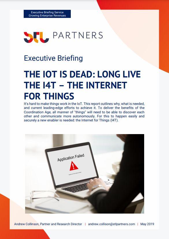 Product The IoT is dead: Long live the I4T – the Internet for Things - STL Partners image
