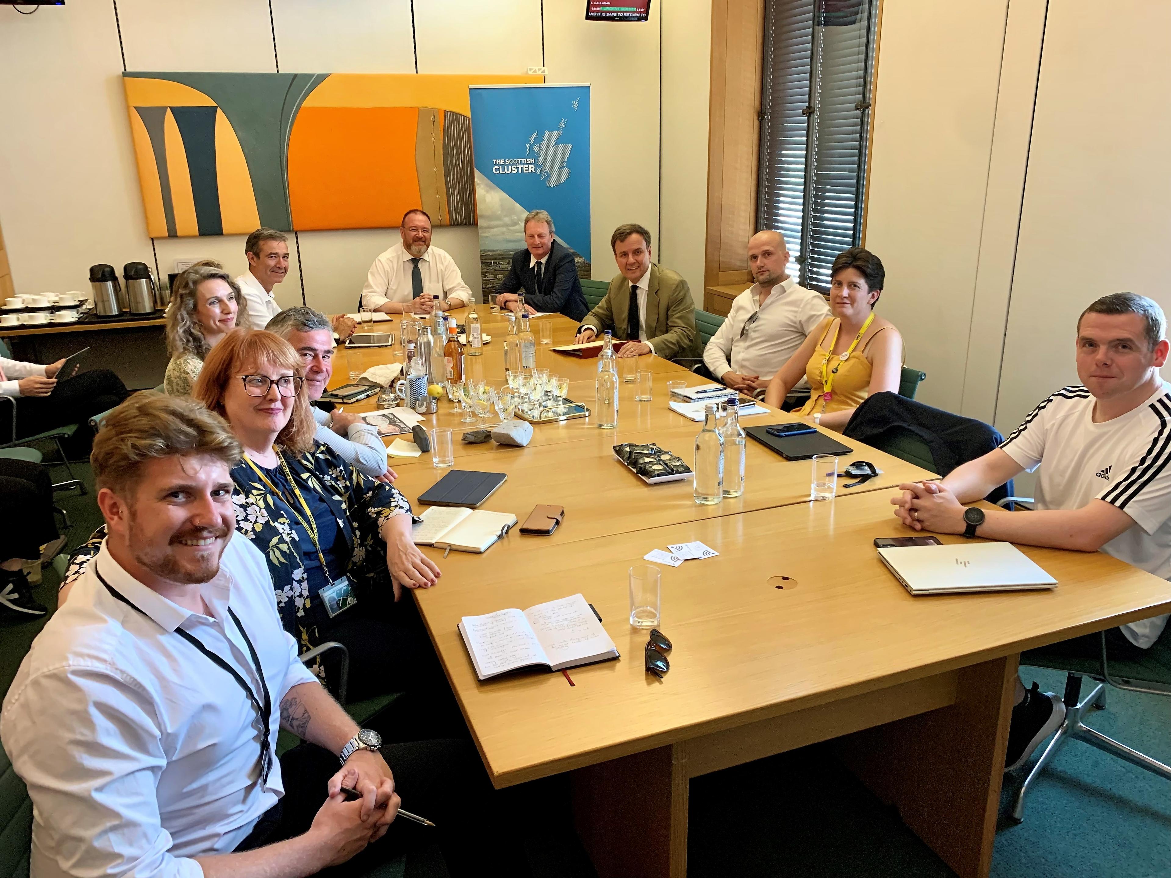 Storegga - Heatwave national emergency: Parliamentarians meet with carbon storage and clean fuel specialists on hottest day in UK history