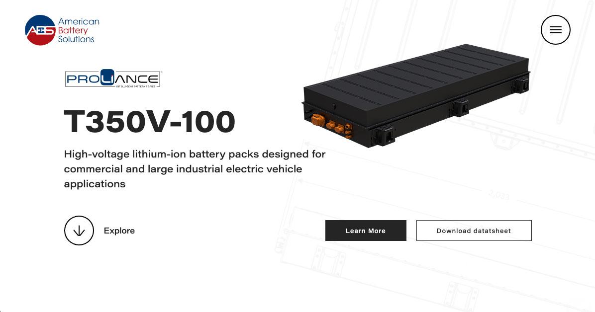 High-Voltage Battery System |  T350-100
