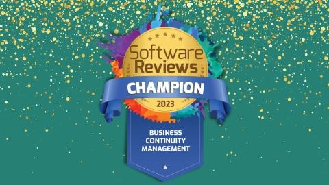 Product ParaSolution Named Champion and Top Rated BCM Vendor by SoftwareReviews, for the third consecutive time image