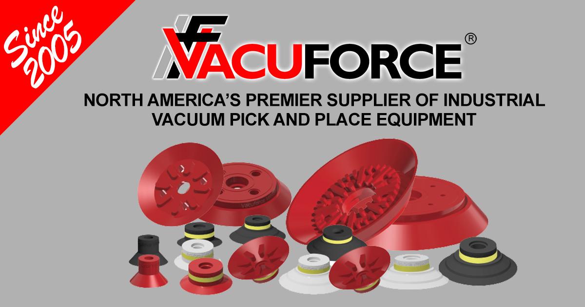 Vacuforce - Vacuum Grippers End Effector Systems and Suction Cups