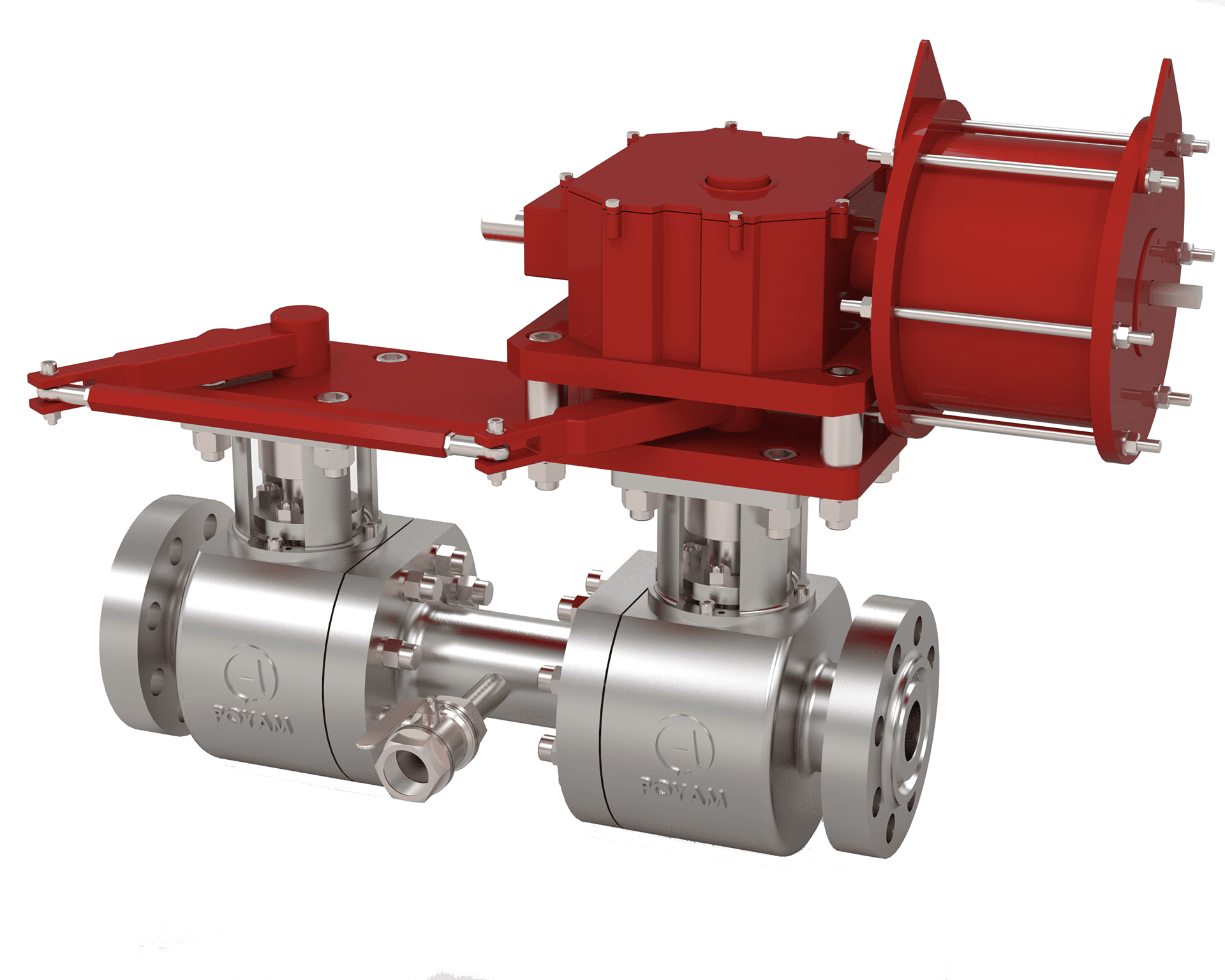 Product Severe service twin ball valves for catalyst handling - Ampo image