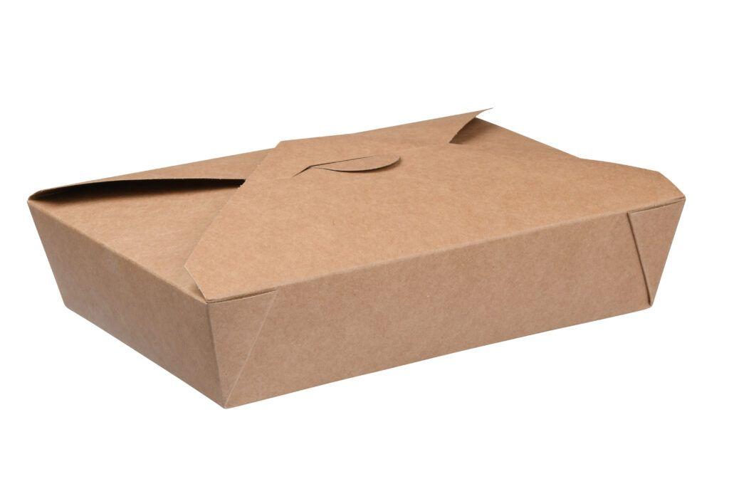 Product #10 Kraft Hot Food Boxes (530ml) - Bullseye Food Packaging image