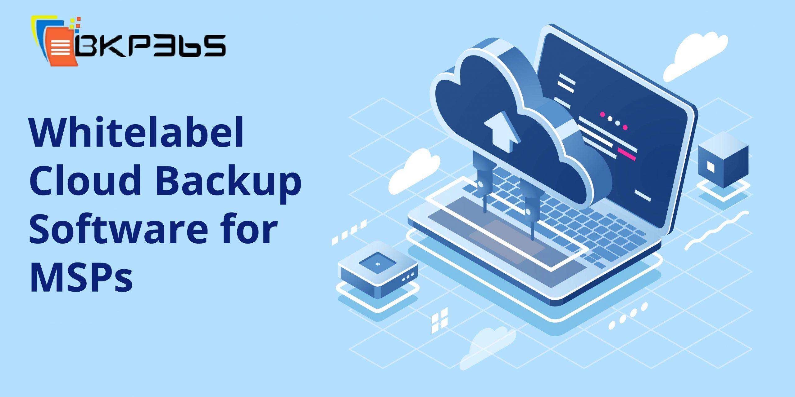Cloud Backup Software for MSPs - Whitelabel Backup Software