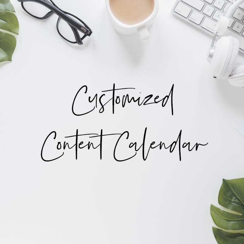 Image for Customized Content Calendar | Bloom Digital Creatives